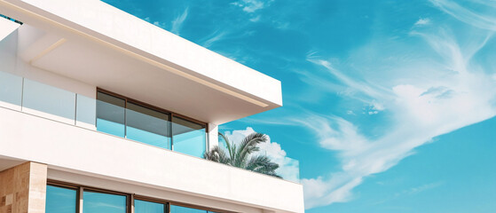 Wall Mural - sleek modern building with minimalist design, clean lines, and plenty of natural light.
