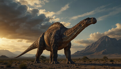 Wall Mural - dinosaur with new look 2024 