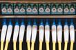 Technical unit for telecommunications equipment with connected electrical and optical internet cables
