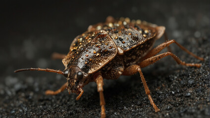 Wall Mural - Brown marmorated stink bug