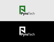 © Alina - pyrotech logo , customised logo , tech logo ,logo design, minimal logo design, modern logo design , connecting logo, location logo, light logo , current logo