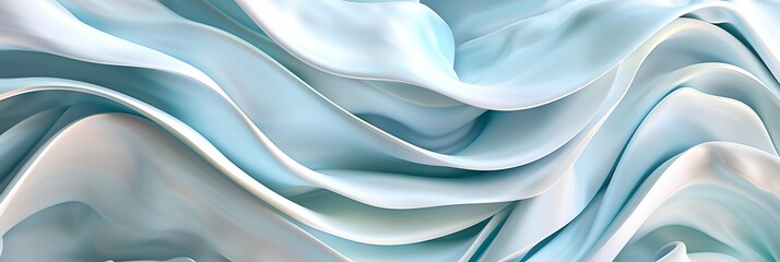 Wall Mural - very pretty blue and white background with waves