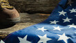 Memorial Day Background Close Up 