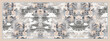 rectangular scarf design with seamless patterns and beautiful colors