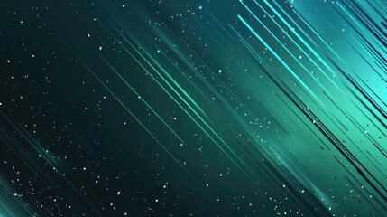 Wall Mural - A green background with a blue stripe and stars