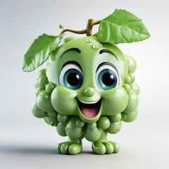 mascot design from grapes