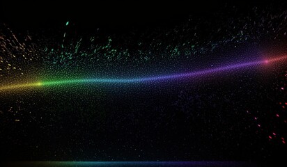 Wall Mural - abstract particles dots background banner linear. Neon Colorful Texture wavy Liquid. Very realistic, 8k quality, hyper realistic, ultra realism