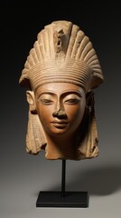 Poster - ancient egyptian pharaoh sculpture