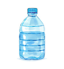 Wall Mural - water gallon bottle watercolor digital painting good quality