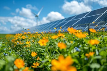 Wall Mural - Energy subsidies, wind, solar