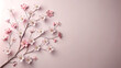 Cherry flowers background with copyspace for Mothers Day