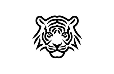 Wall Mural - Tiger logo design vector illustration