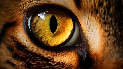 Enchanting close-up of a curious cat, intricate whiskers and vibrant eyes