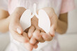 hands holding lung, world tuberculosis day, world no tobacco day, lung cancer, Pneumonia day, copd, organ donation concept
