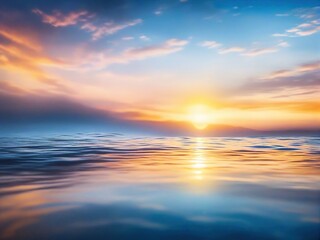 Canvas Print - sunset over the ocean