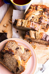 Wall Mural - healthy banana bread