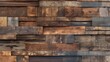 A rustic, reclaimed wood wall, its planks of varying shades and textures creating a warm, earthy backdrop that exudes character and history. 32k, full ultra hd, high resolution