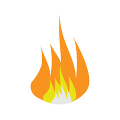 Wall Mural - fire logo icon