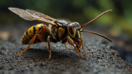 Canvas Print - Hymenoptera insect with new look