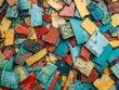 © Wahab - Capture a low-angle view of a DIY project gone hilariously wrong, showcasing the chaos in vivid colors and textures using analog photography techniques