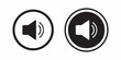 © Syamsul - vector Audio Speaker Volume Icons