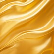 © PhotoToolsAi - Golden satin background with smooth folds Satin silk fabric background Luxury shiny wallpaper