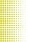 Punktemuster mit Farbverlauf in gelb braun und weiß