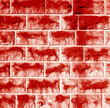 Rustikale Hintergrund Textur: Steinwand rot