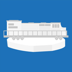 Poster - Railway icon. Flat illustration of railway vector icon for web design