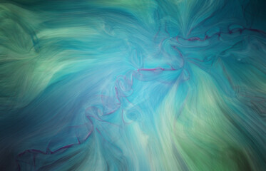 Aufkleber - Abstract blue blur texture. Blurred veins water stream backdrop with a smoke style. Smooth motion illustration for your graphic design, banner, background, wallpaper or poster. 3D rendering