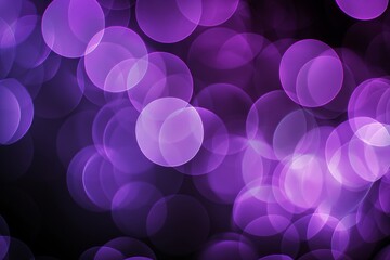 vibrant and magical enchanting purple bokeh background with defocused lights and bright circles for 