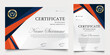 © Harlin - certificate awarded with modern background. graduation design elements, best employees and others.
