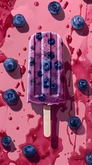 Poster - Blueberry Popsicle