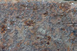 The texture of rust-covered metal