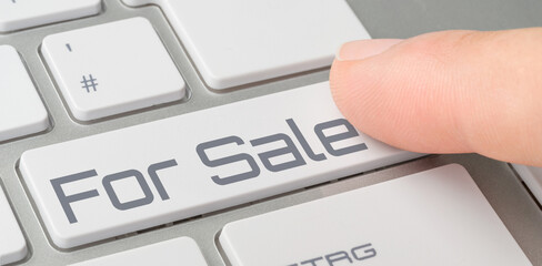 Wall Mural - a keyboard with a labeled button - for sale