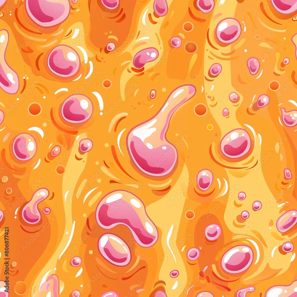 Dive into the playful world of cartoon liquid texture, where ...