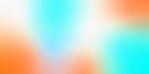 Abstract background vector with simple soft gradient color. Retro Vintage grainy Gradient Noise Texture Background blue and orange. abstract Modern Screen Design for Mobile App. Vector Illustration.