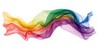 © KimlyPNG - Rainbow pride color fabric floating in the air isolate on transparency background PNG