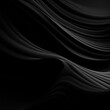 © Lenhard - Black abstract wavy pattern in black color, monochrome background with copy space texture for display products blank copyspace for design text photo