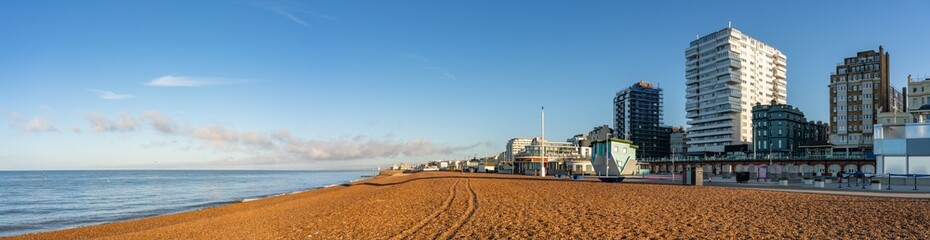 Wall Mural - Panoramic view of Brighton beach. England