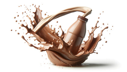 Poster - Chocolate milk splashy