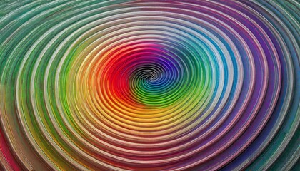 Wall Mural - abstract rainbow color spin illusion background