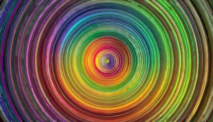 Wall Mural - abstract rainbow color spin illusion background