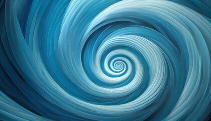 Wall Mural - abstract blue spin illusion background
