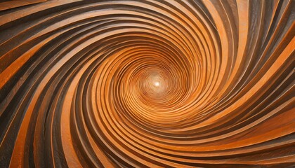 Wall Mural - abstract orange spin illusion background