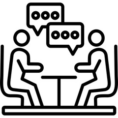 Sticker - Meeting icon