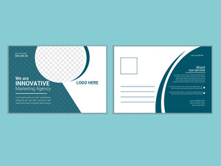 corporate business post card design