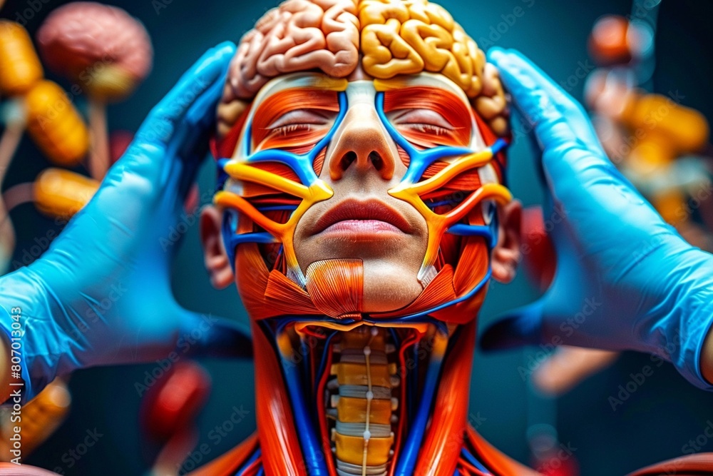 The endocrine system regulates hormone production and plays a vital role in metabolism, growth, and development, super detailed ,