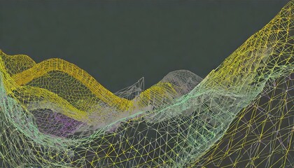 Background with a close-up of a net and space