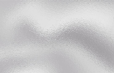 Wall Mural - Silver gradient background. Foil paper, glitter effect. Chrome metal grey pattern. Gradation noise texture. Vector abstract illustration for web, card, bg, certificate design